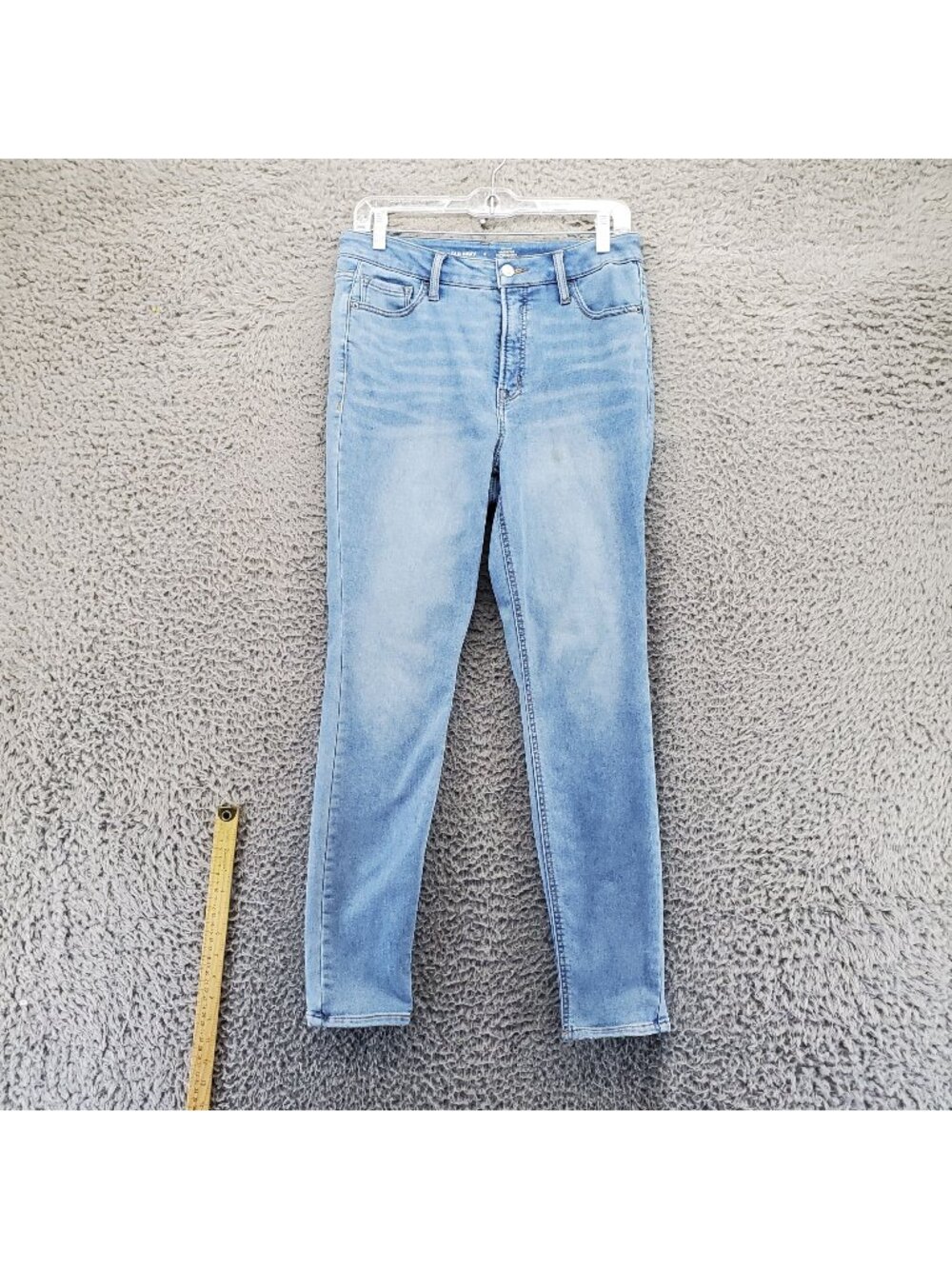 Old Navy Jeans Womens 8 Blue High-Rise Rockstar Super Skinny *Read*